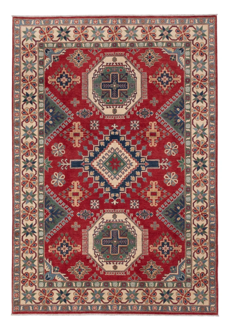 Kazak Teppich 203x293cm - Orientteppich - rot