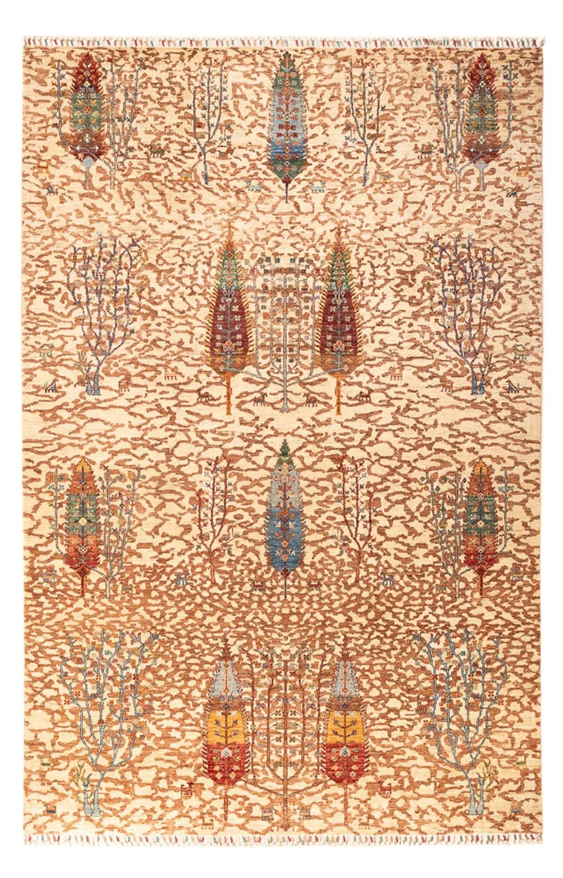 Ariana Teppich 203x297cm - Orientteppich - beige
