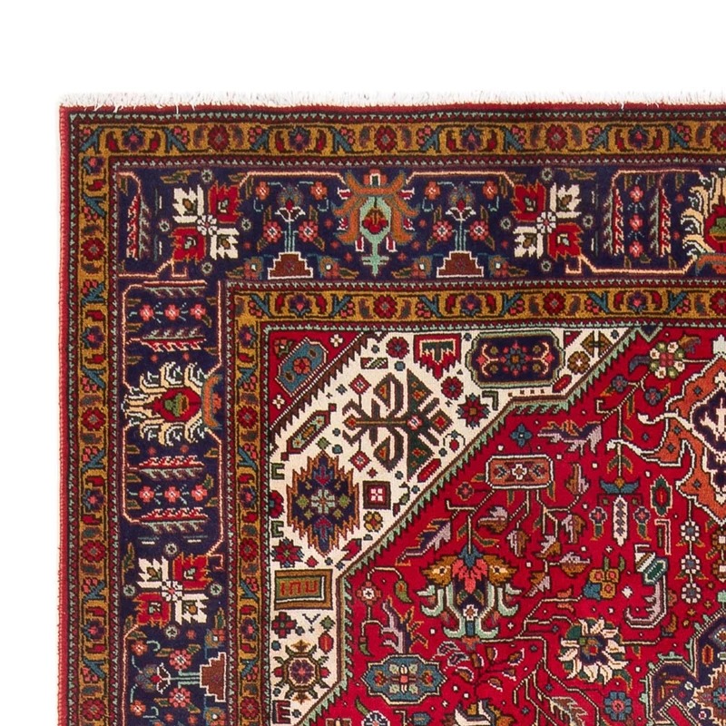 Keshan Teppich 202x294cm - Perserteppich - rot