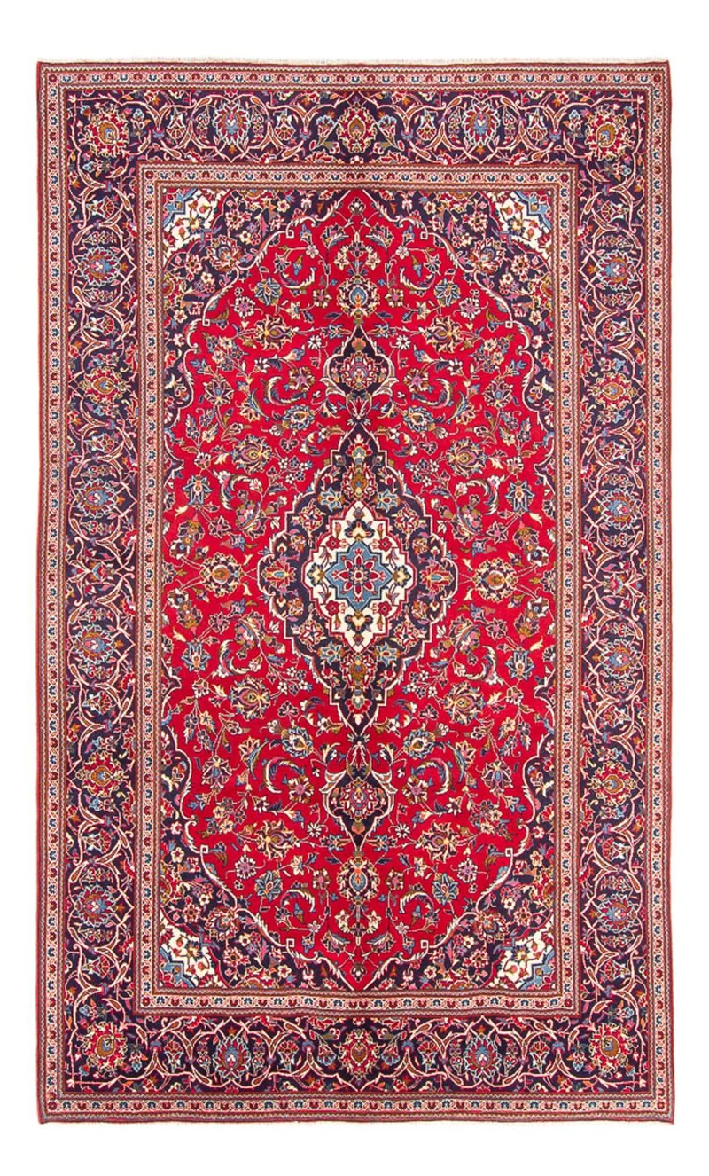 Keshan Teppich 200x315cm - Perserteppich - rot