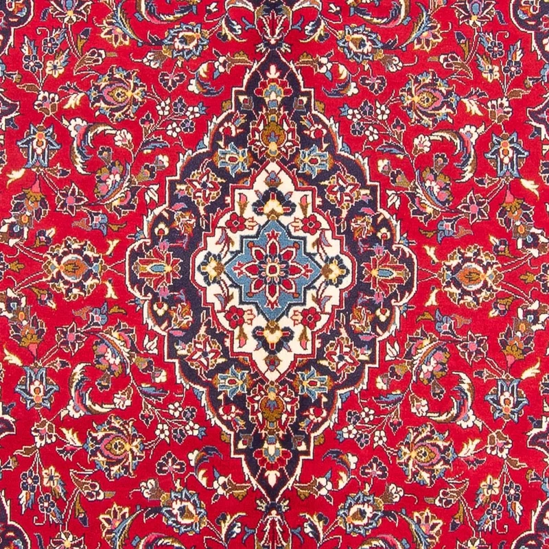 Keshan Teppich 200x315cm - Perserteppich - rot