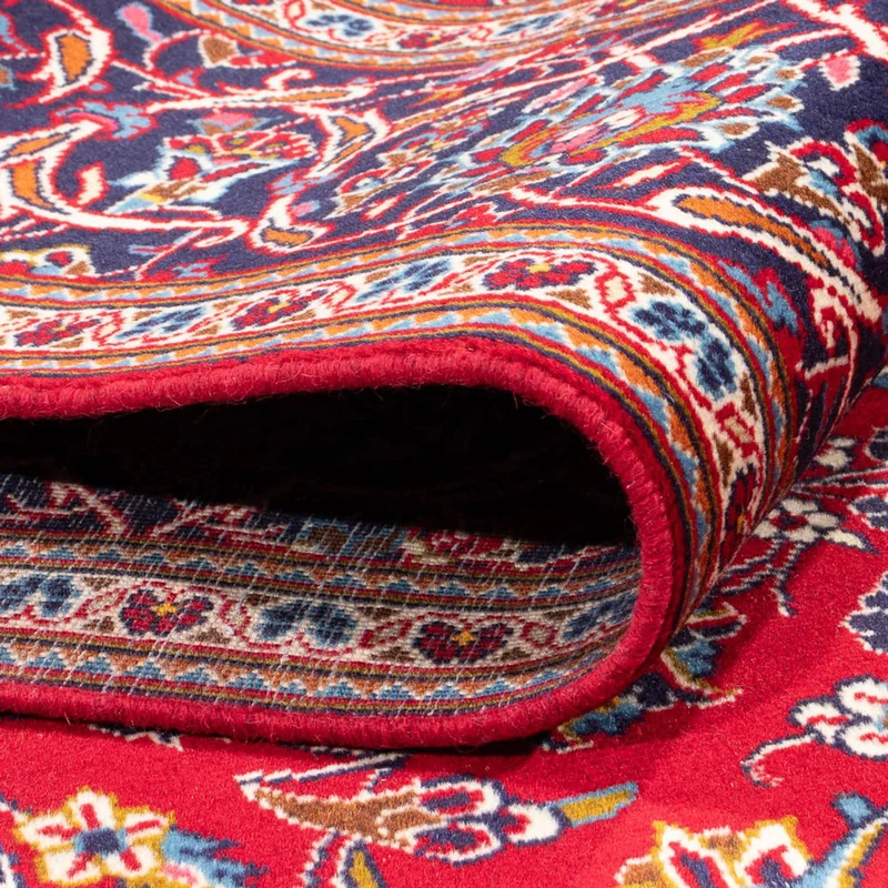 Keshan Teppich 200x315cm - Perserteppich - rot