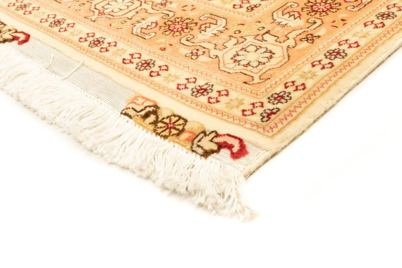 Täbriz - 50 Raj Teppich 103x160cm - Perserteppich - beige