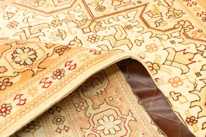 Täbriz - 50 Raj Teppich 103x160cm - Perserteppich - beige