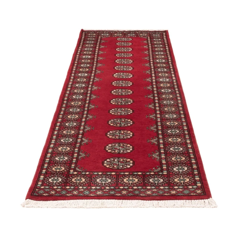 Pakistan Teppich 77x255cm - Orientteppich - rot