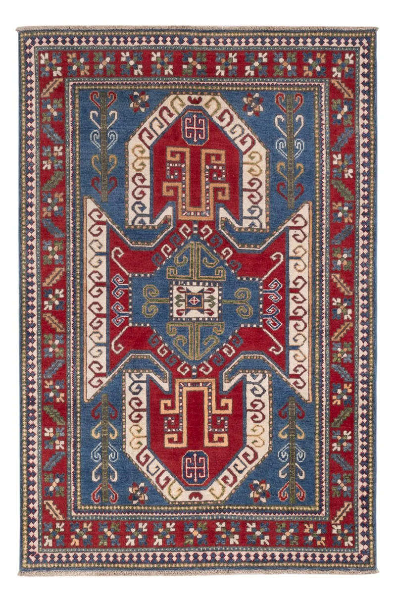Kazak Teppich 120x185cm - Orientteppich - mehrfarbig