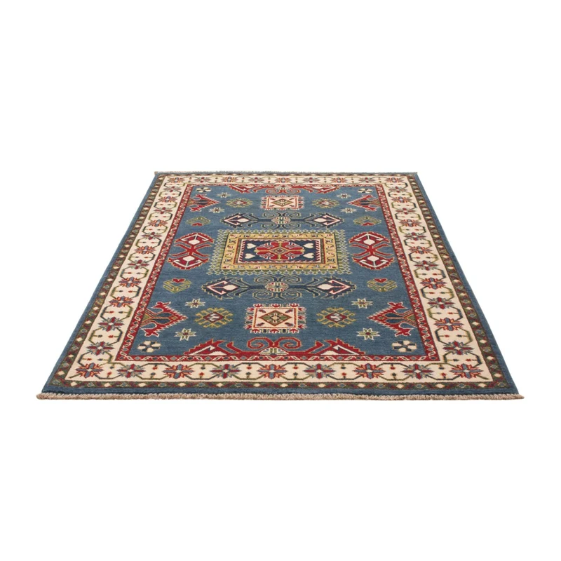 Kazak Teppich 121x184cm - Orientteppich - blau