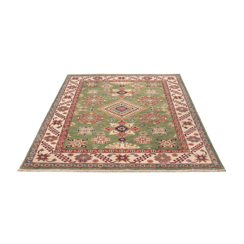 Kazak Teppich 123x182cm - Orientteppich - grün