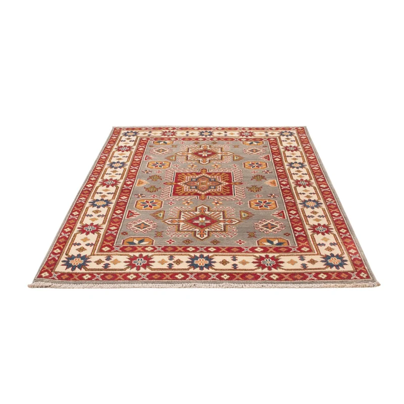 Kazak Teppich 122x181cm - Orientteppich - hellblau