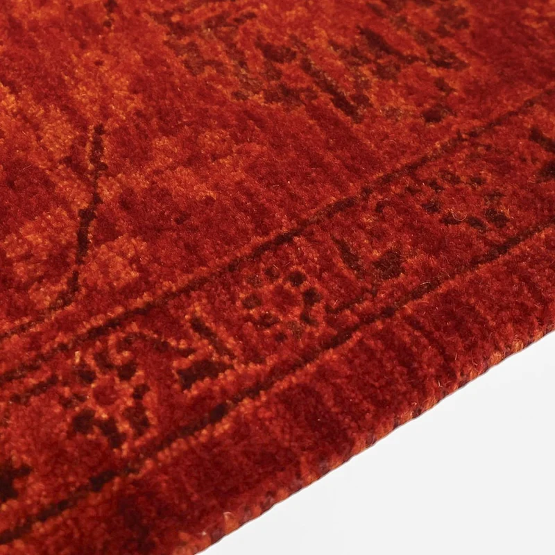 Loribaft Teppich Perser 142x200cm - Orientteppich - rot