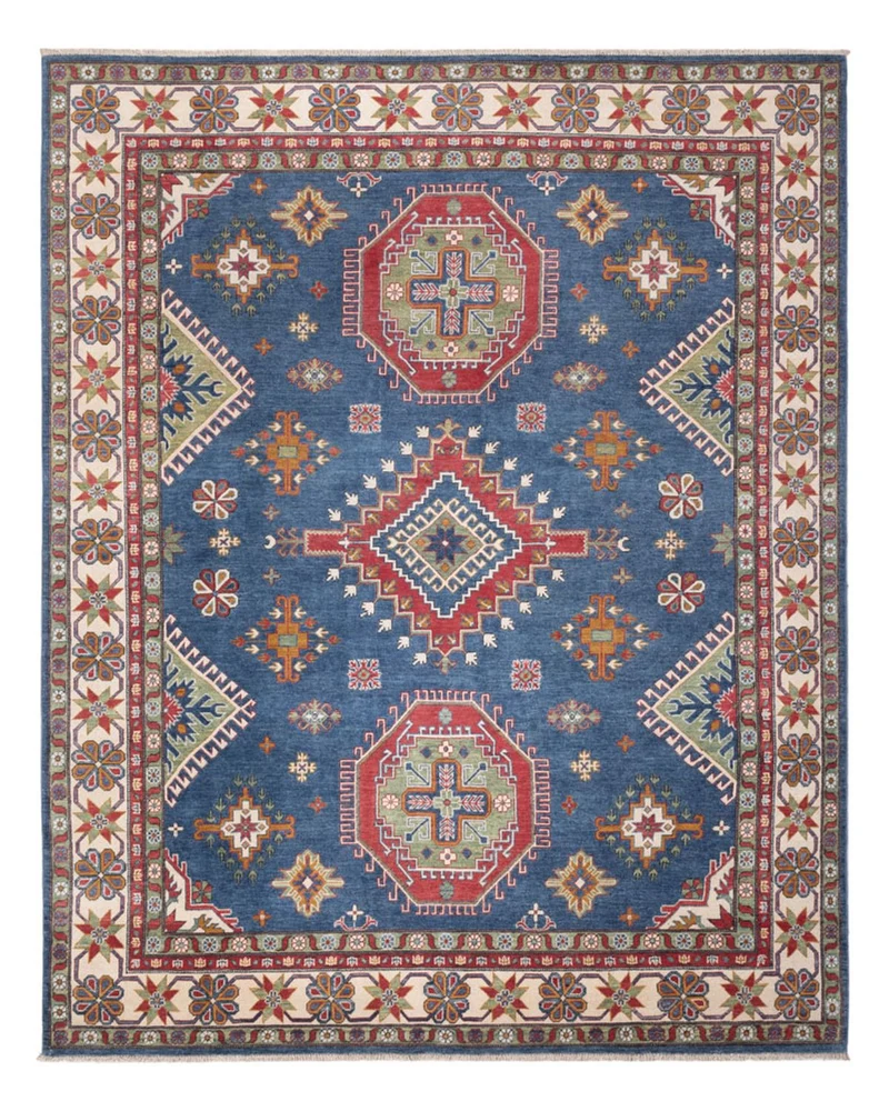 Kazak Teppich 257x317cm - Orientteppich - blau