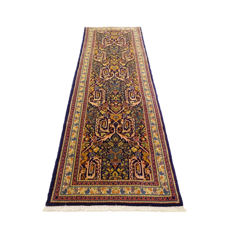 Sarough Teppich 75x260cm - Perserteppich - dunkelgrün