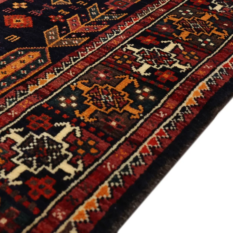 Belutsch Teppich 128x251cm - Orientteppich - dunkelrot