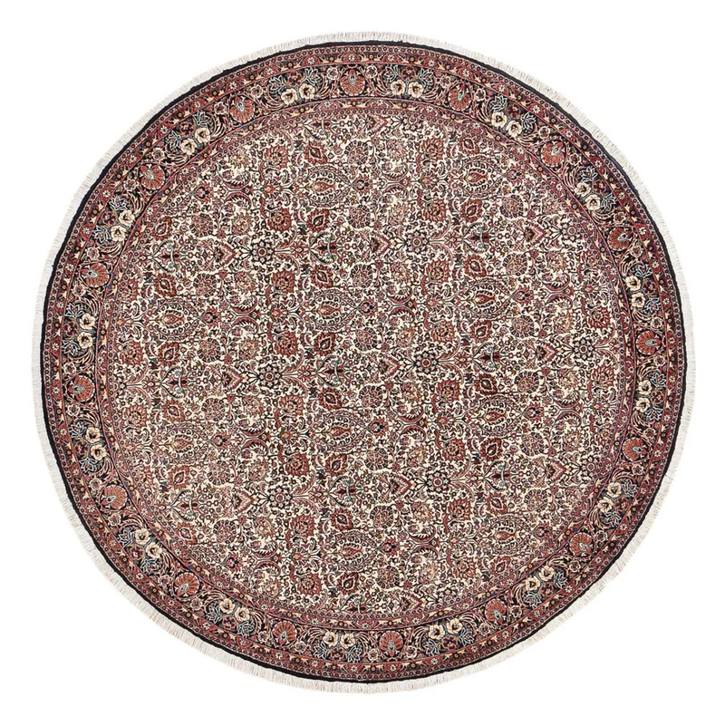 Bidjar Teppich 250x250cm - Perserteppich - rost