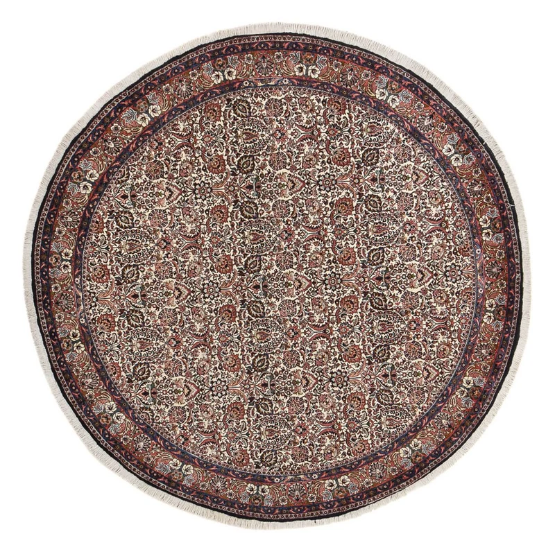 Bidjar Teppich 250x250cm - Perserteppich - rost