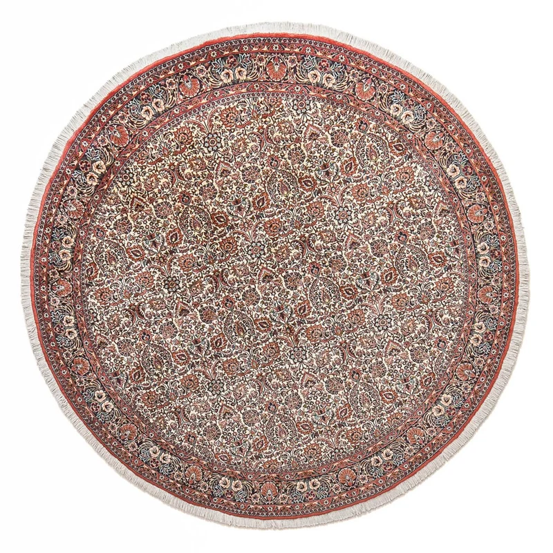 Bidjar Teppich 250x250cm - Perserteppich - rost