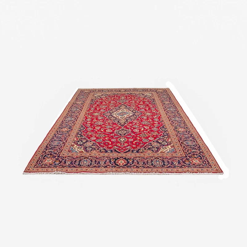 Keshan Teppich 200x310cm - Perserteppich - rot