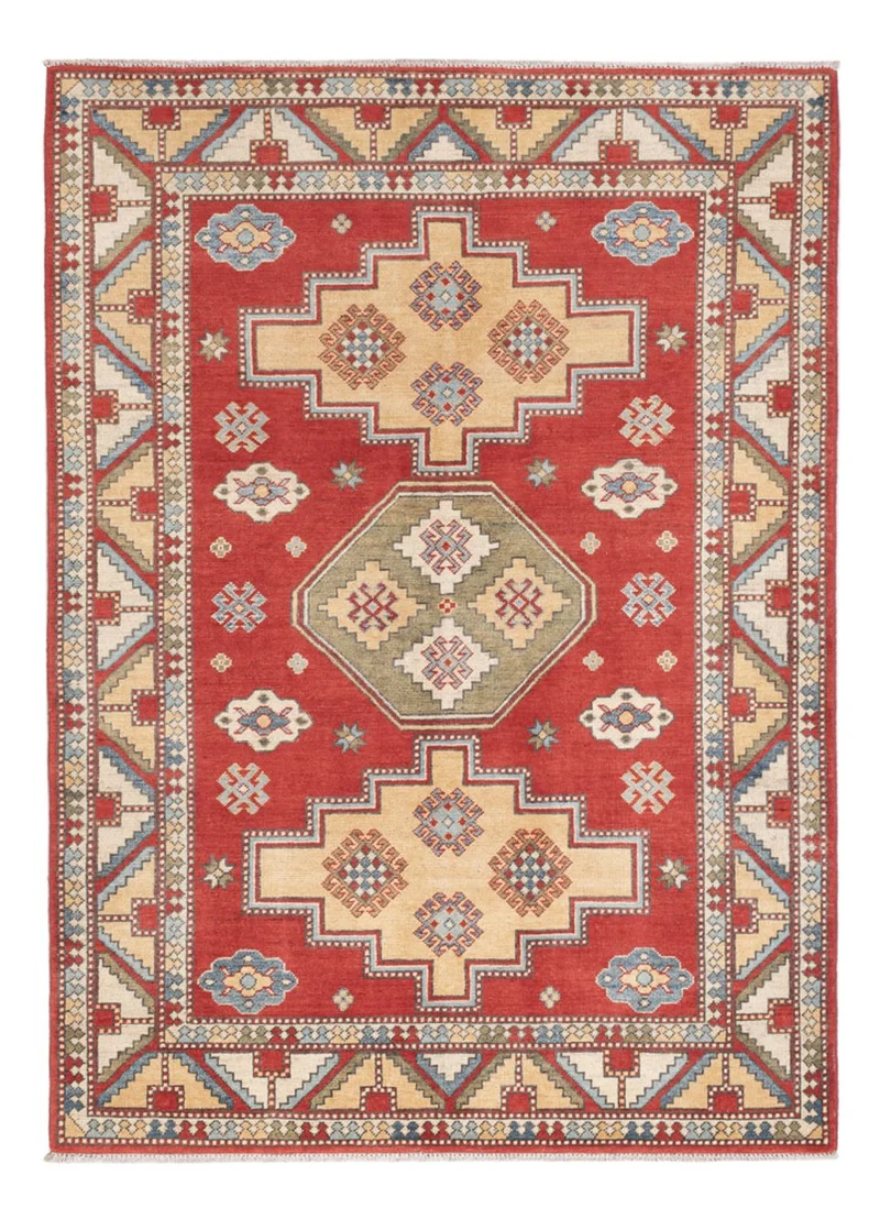 Kazak Teppich 147x208cm - Orientteppich - rot