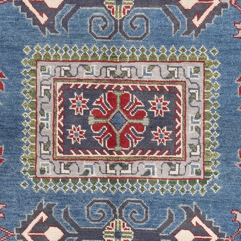 Kazak Teppich 147x207cm - Orientteppich - blau