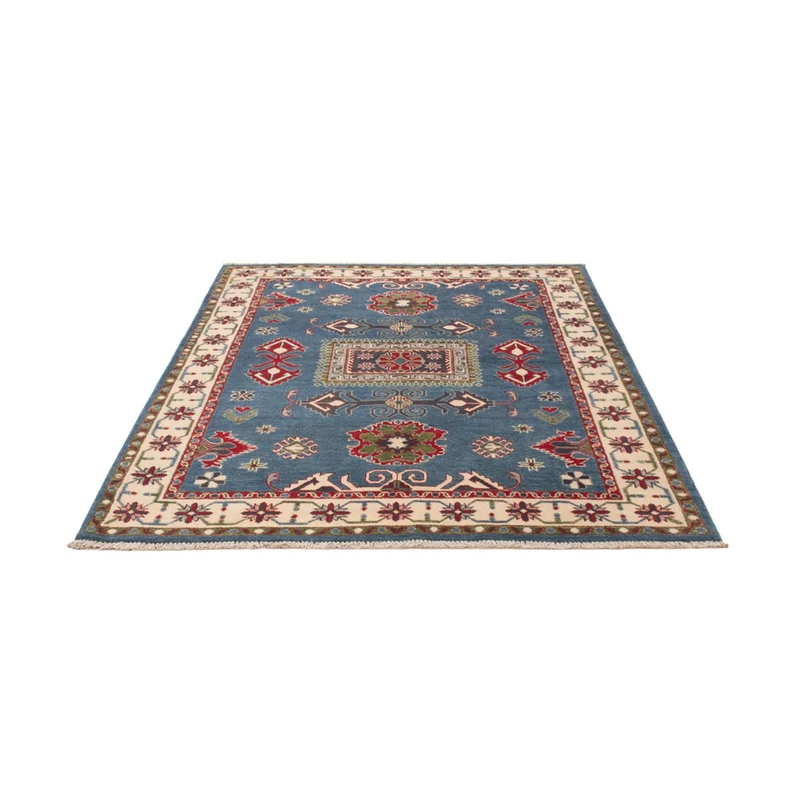 Kazak Teppich 147x207cm - Orientteppich - blau