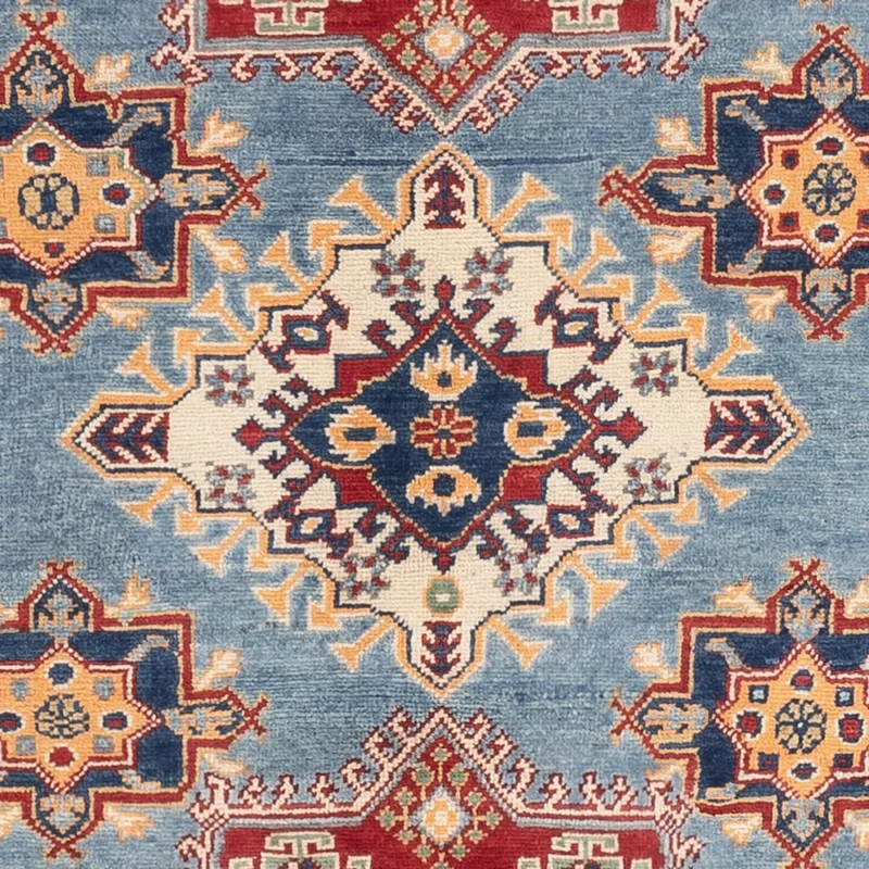 Kazak Teppich 153x202cm - Orientteppich - blau