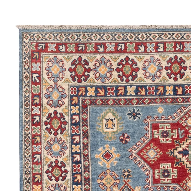 Kazak Teppich 153x202cm - Orientteppich - blau