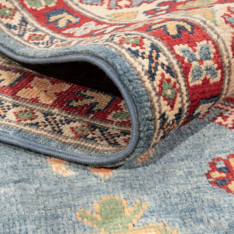 Kazak Teppich 153x202cm - Orientteppich - blau