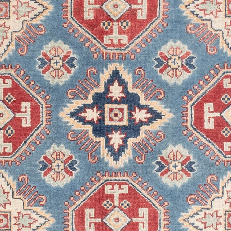 Kazak Teppich 148x203cm - Orientteppich - blau