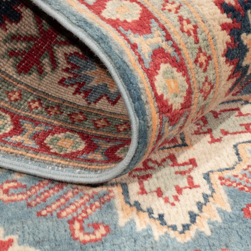 Kazak Teppich 148x203cm - Orientteppich - blau