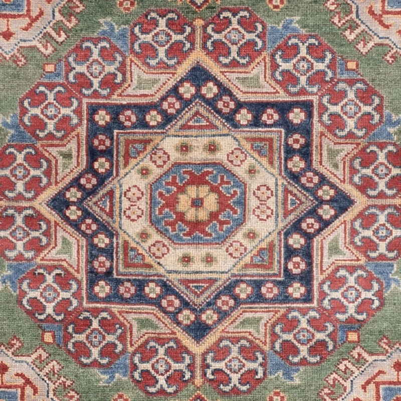 Kazak Teppich 150x202cm - Orientteppich - grün