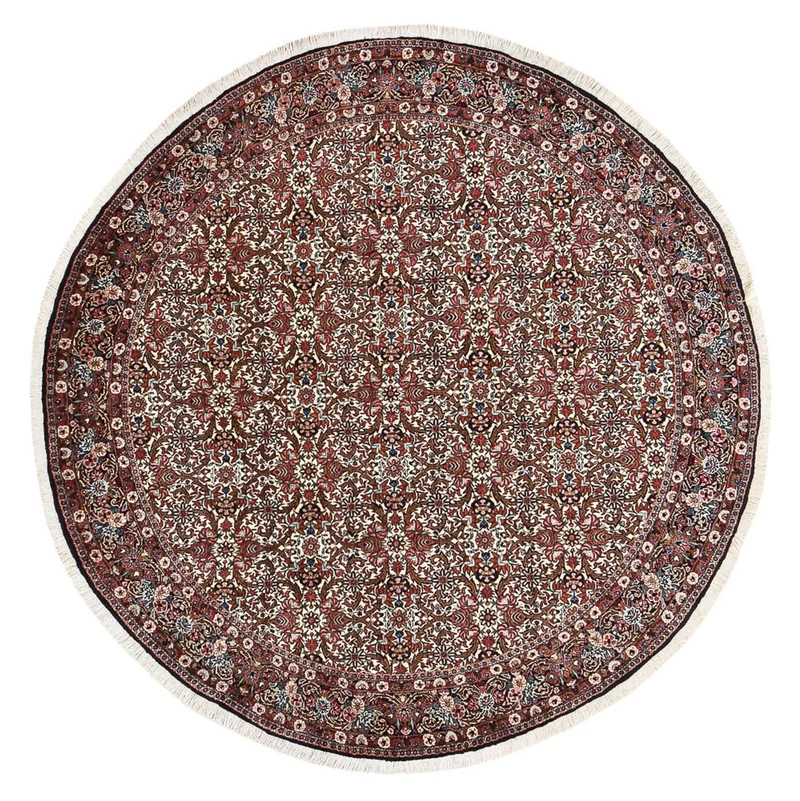Bidjar Teppich 250x250cm - Perserteppich - rost