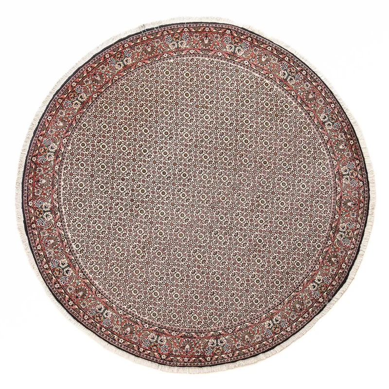 Bidjar Teppich 250x250cm - Perserteppich - hellgrau