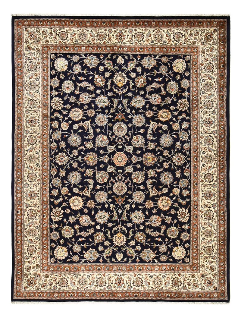 Maschad Teppich 300x396cm - Perserteppich - dunkelblau