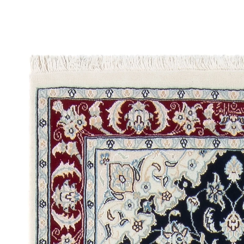 Nain - 6La Teppich 80x292cm - Perserteppich - dunkelblau