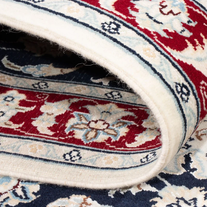 Nain - 6La Teppich 80x292cm - Perserteppich - dunkelblau