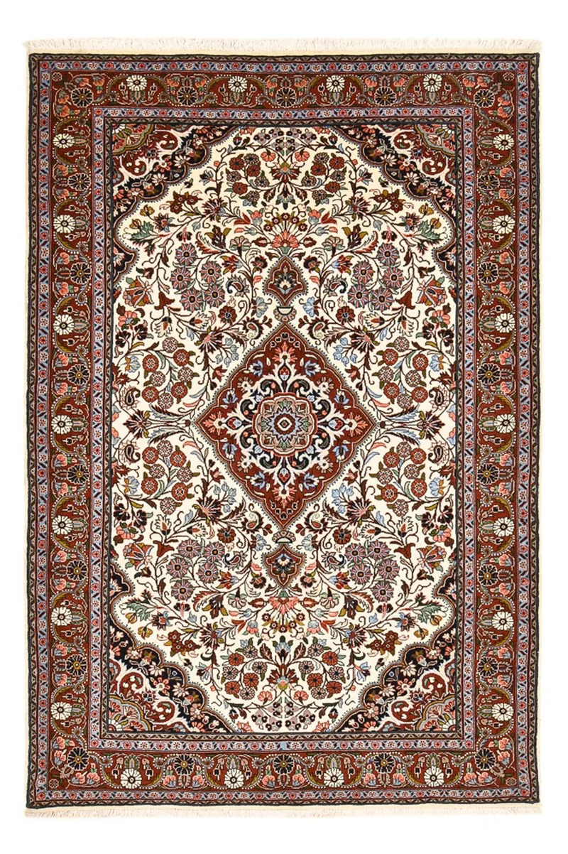 Bidjar Teppich 137x215cm - Perserteppich - creme