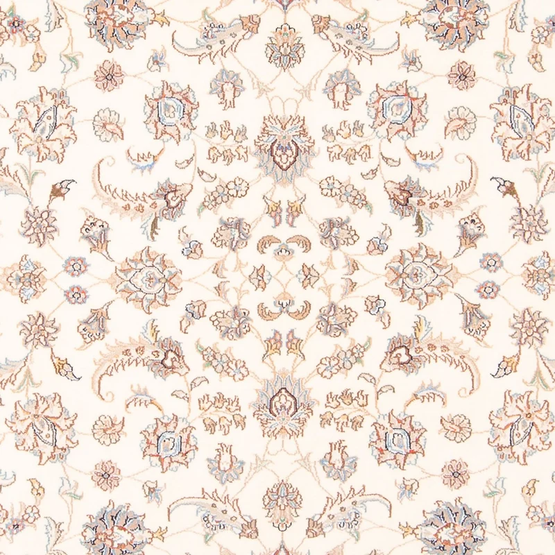 Täbriz - 50 Raj Teppich 150x213cm - Perserteppich - creme