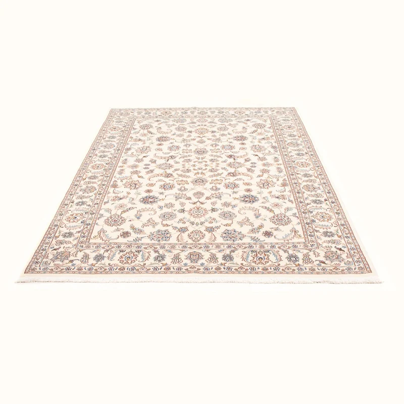 Täbriz - 50 Raj Teppich 150x213cm - Perserteppich - creme