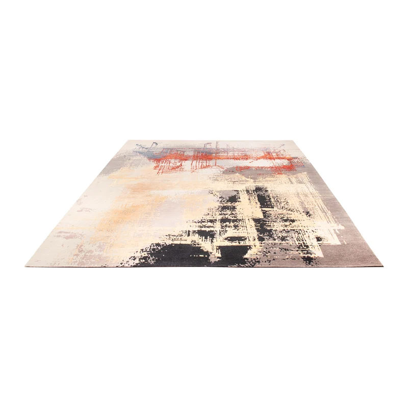 Designer Teppich 240x306cm - mehrfarbig