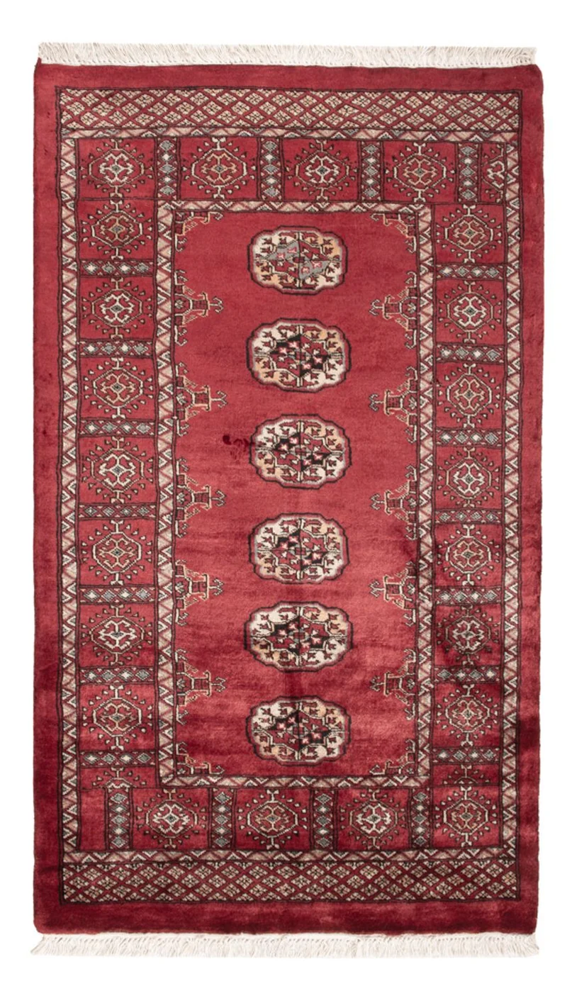 Pakistan Teppich 89x146cm - Orientteppich - rot