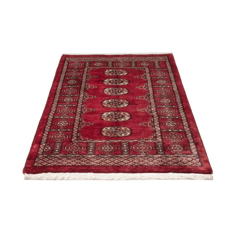 Pakistan Teppich 89x146cm - Orientteppich - rot