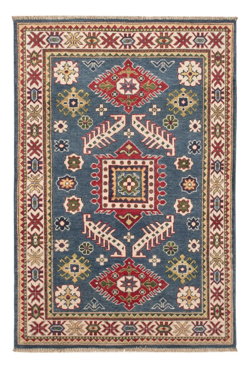 Kazak Teppich 101x148cm - Orientteppich - mehrfarbig
