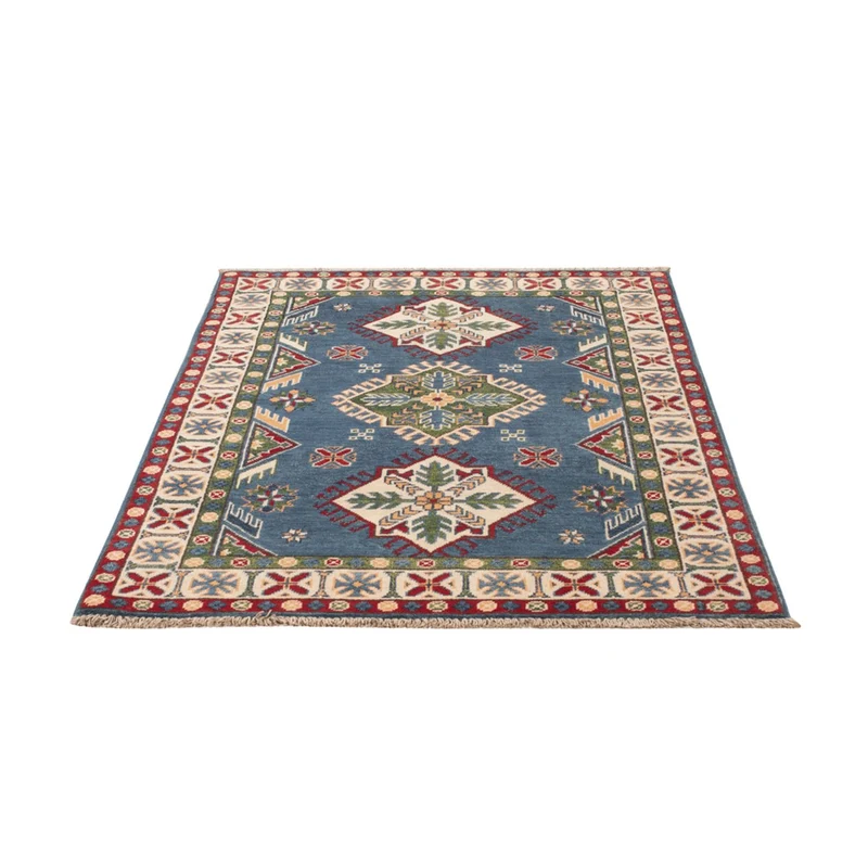 Kazak Teppich 101x142cm - Orientteppich - blau