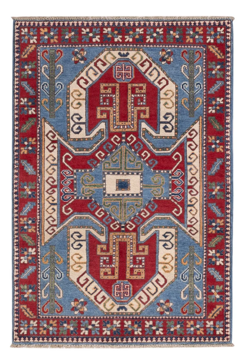 Kazak Teppich 100x150cm - Orientteppich - mehrfarbig