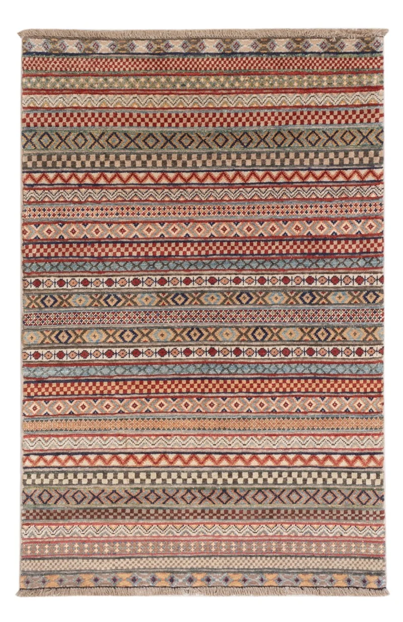 Shal Teppich 97x147cm - Orientteppich - mehrfarbig