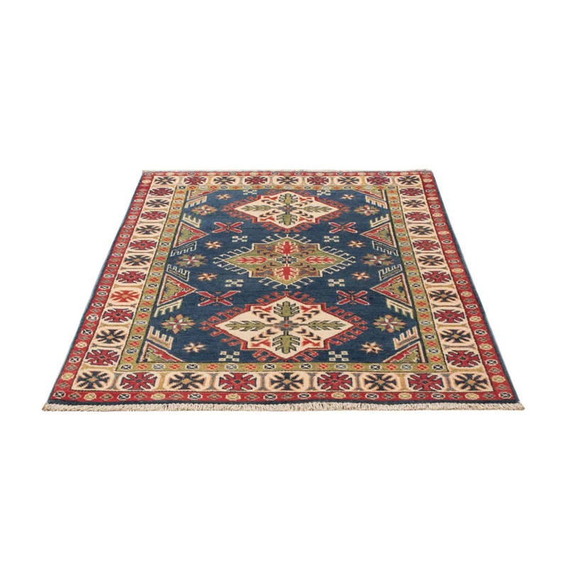 Kazak Teppich 98x152cm - Orientteppich - blau