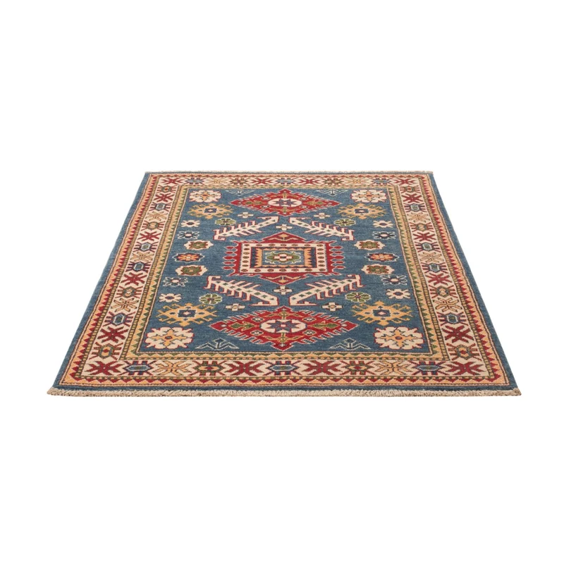 Kazak Teppich 102x145cm - Orientteppich - blau