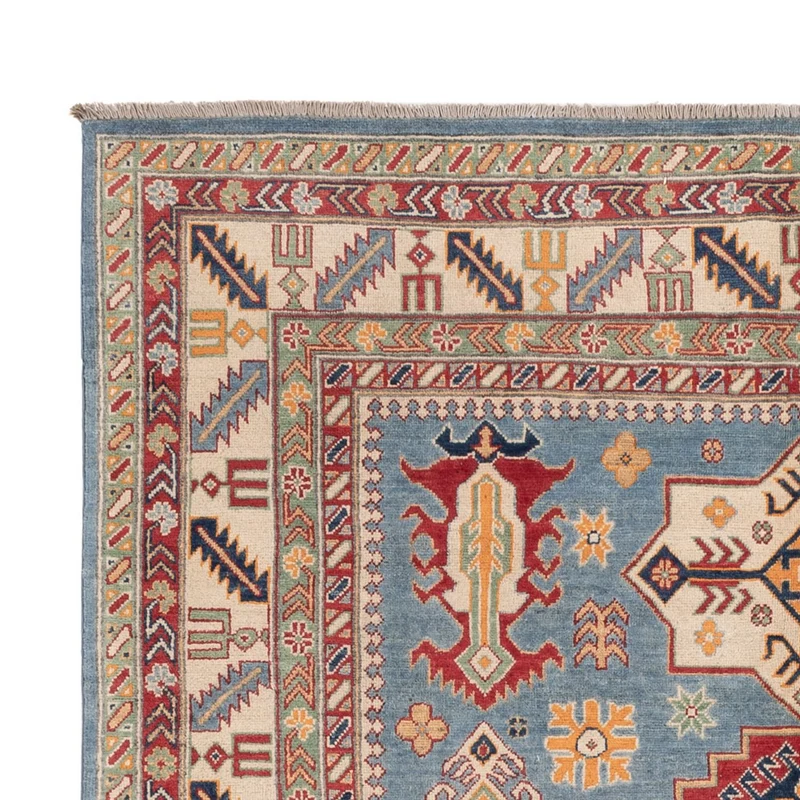 Kazak Teppich 203x291cm - Orientteppich - blau
