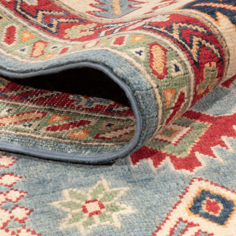 Kazak Teppich 203x291cm - Orientteppich - blau