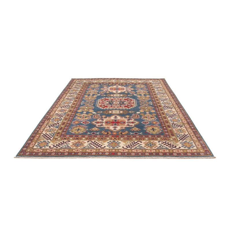Kazak Teppich 198x296cm - Orientteppich - blau